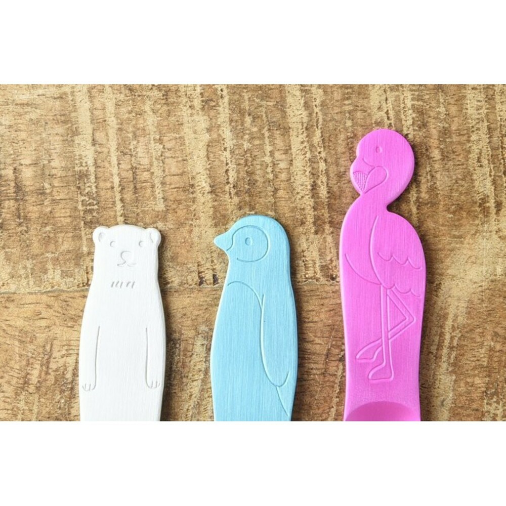 SF-016639-【現貨】日本製冰淇淋匙 職人手感超萌 甜點 湯匙 鋁製 企鵝/北極熊
