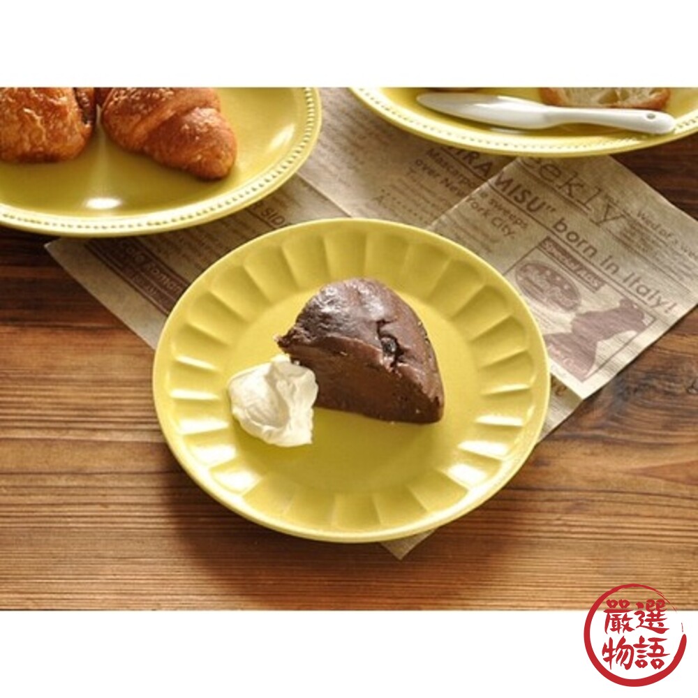日本製美濃燒甜點盤 18.5cm 餅乾盤 ins盤 小蛋糕盤 沙拉盤 圓盤 盤子 餐盤 小盤 網美盤-圖片-6