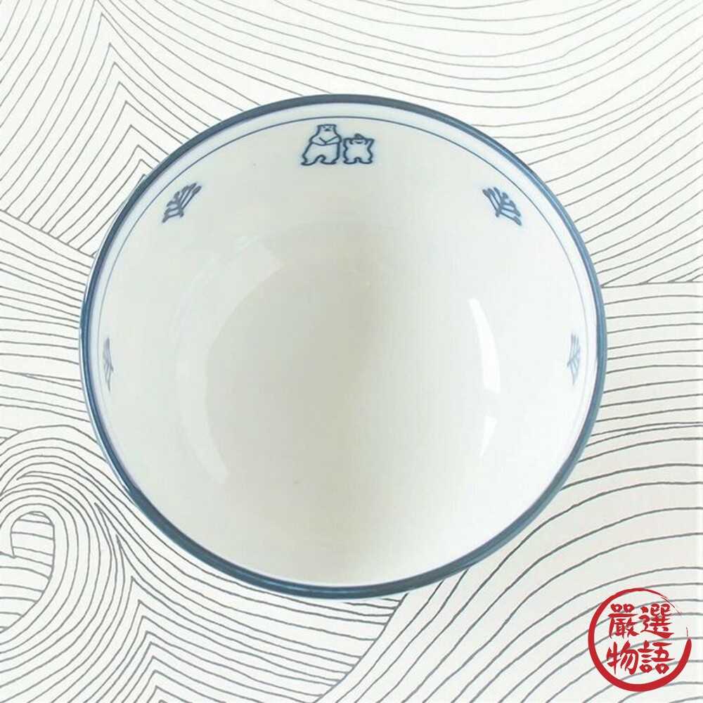 日本製美濃燒 北極熊輕量飯碗 北歐 餐具 湯碗 碗 飯碗 食器 陶瓷-thumb
