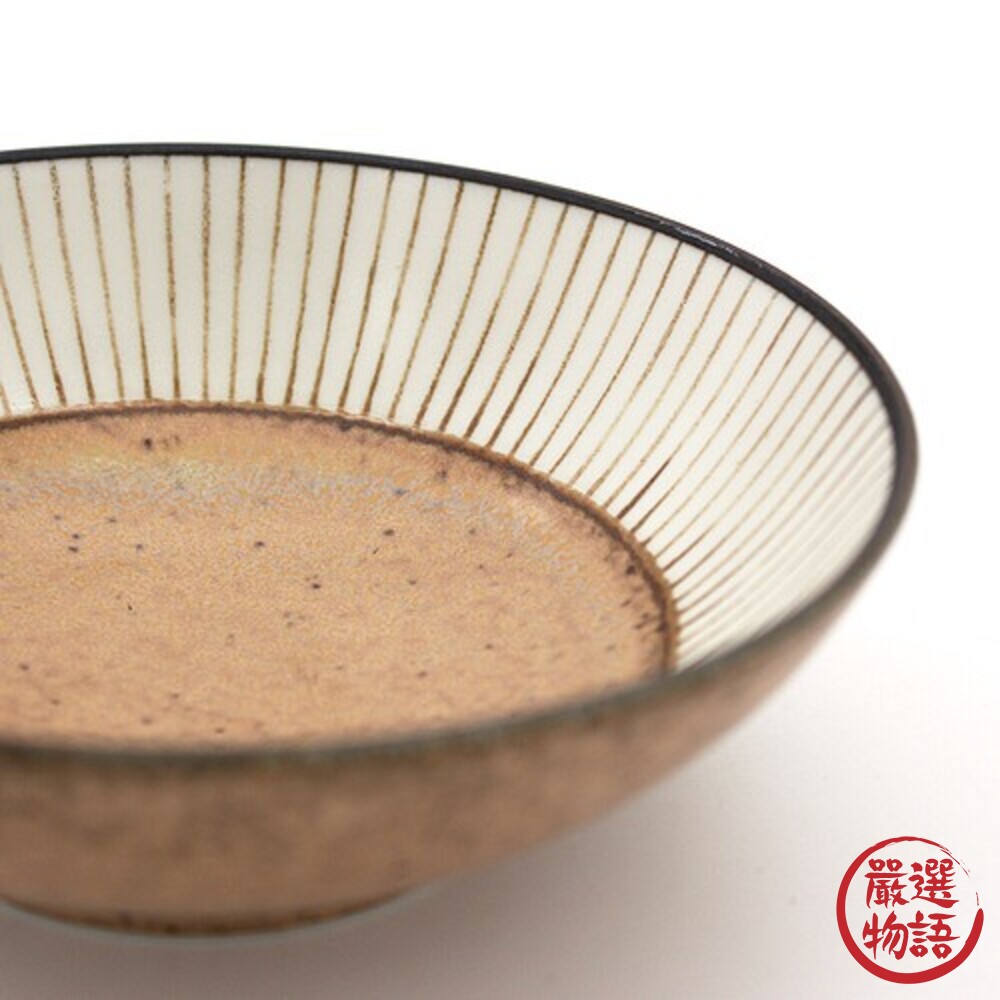 日本製 日式餐碗 美濃燒 復古 十草 湯盤 甜點盤 復古盤 陶瓷盤 湯碗 飯碗-thumb