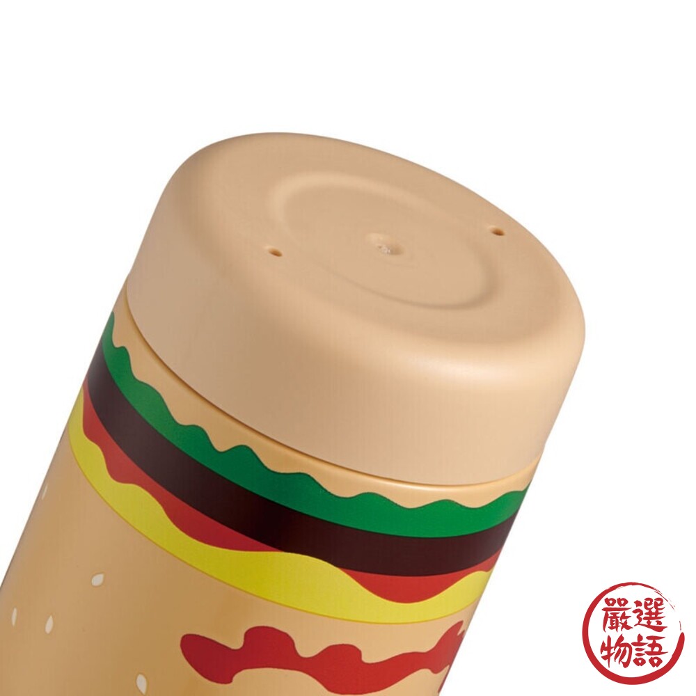 Skater 漢堡不鏽鋼輕量水壺 380ml BURGERCONX 直飲水瓶 常溫-thumb