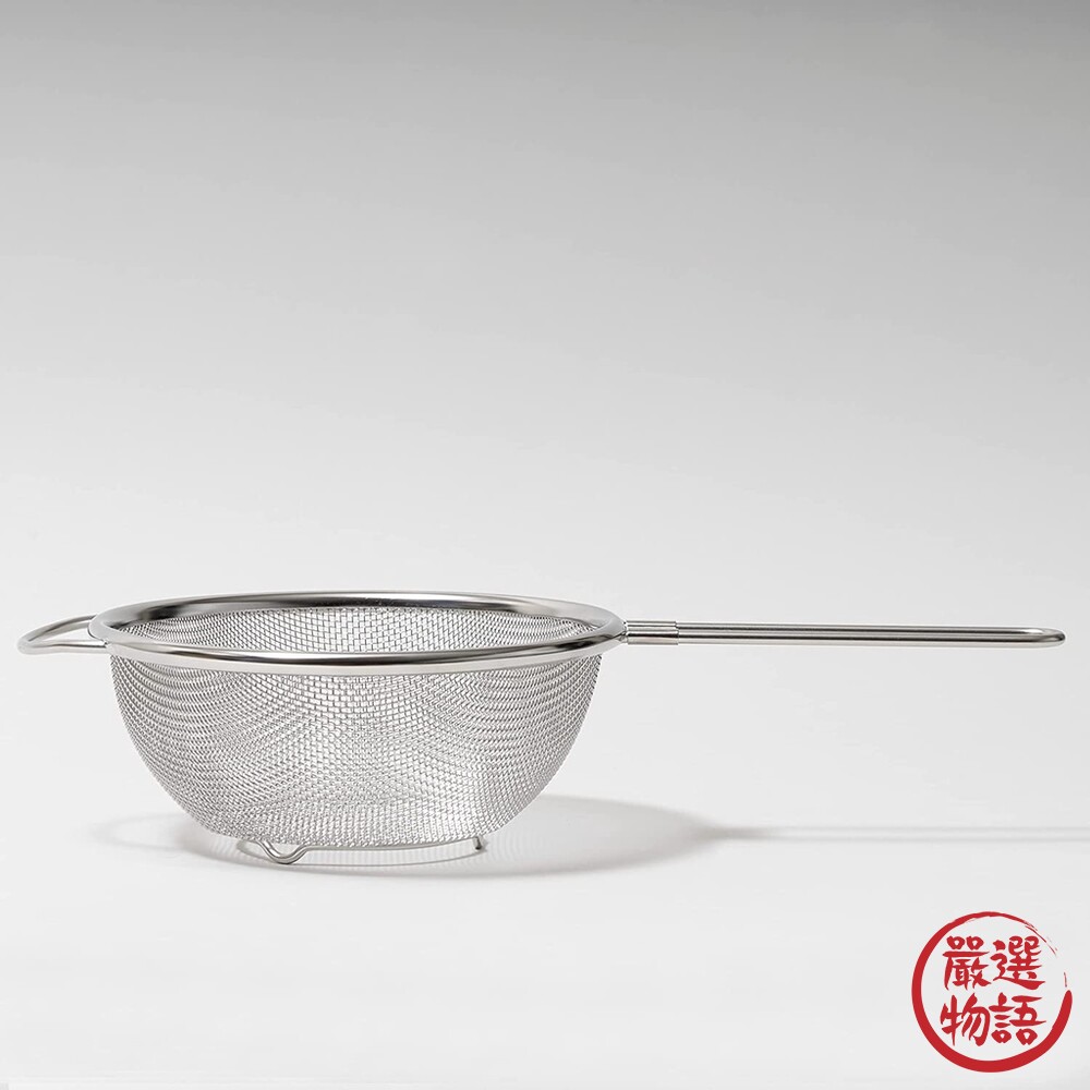 日本製 不銹鋼過濾網 濾網 漏勺 不銹鋼勺 烹飪過濾器 排水漏勺 帶柄漏勺 烹飪器具 廚房用品-thumb