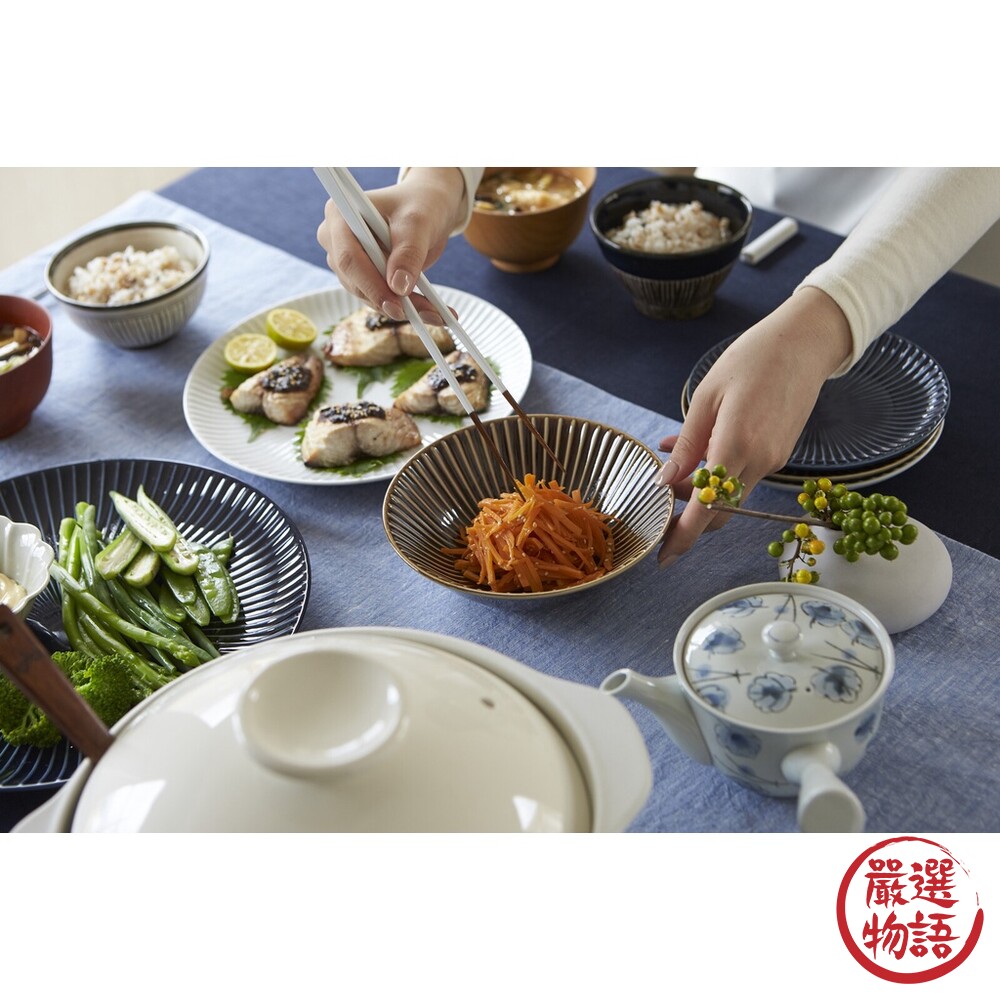 日本製 北歐線條碗 湯碗 麵碗 拉麵碗 飯碗 陶瓷碗 燉菜碗 餐碗 沙拉碗 日式餐具-圖片-2