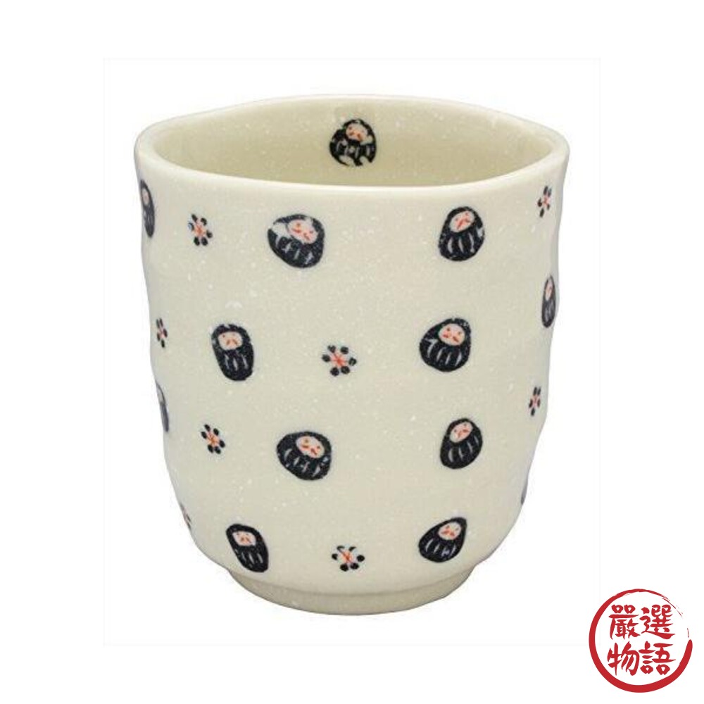 日本製 美濃燒 達摩茶杯 壽司杯 茶杯 杯子 達摩杯 日式茶杯 陶瓷杯 不倒翁 達摩-圖片-5