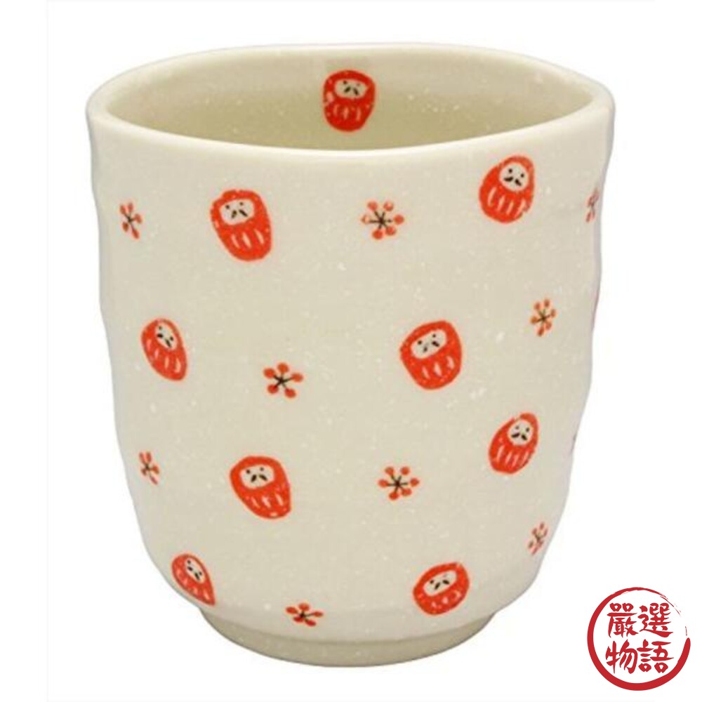 日本製 美濃燒 達摩茶杯 壽司杯 茶杯 杯子 達摩杯 日式茶杯 陶瓷杯 不倒翁 達摩-圖片-6
