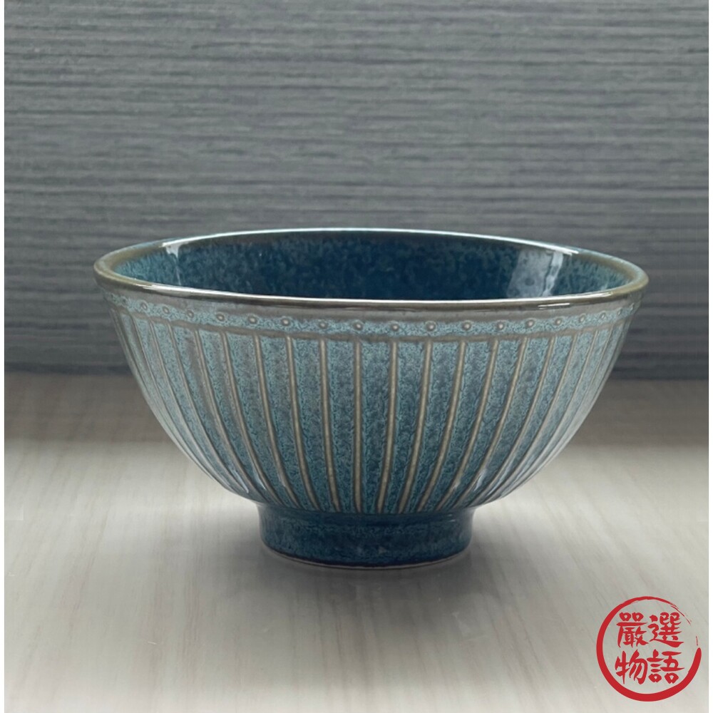 日本製 Mino 美濃燒 日式飯碗 質感餐具 陶瓷飯碗 十草碗 陶瓷碗 復古碗 餐碗 湯碗-thumb