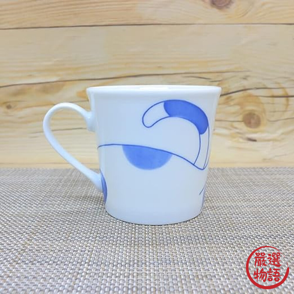 日本製 藍貓/藍老虎馬克杯 馬克杯 飲料杯 飲水杯 咖啡杯 陶瓷杯 杯子 水杯 貓咪 藍貓 藍老虎-圖片-2