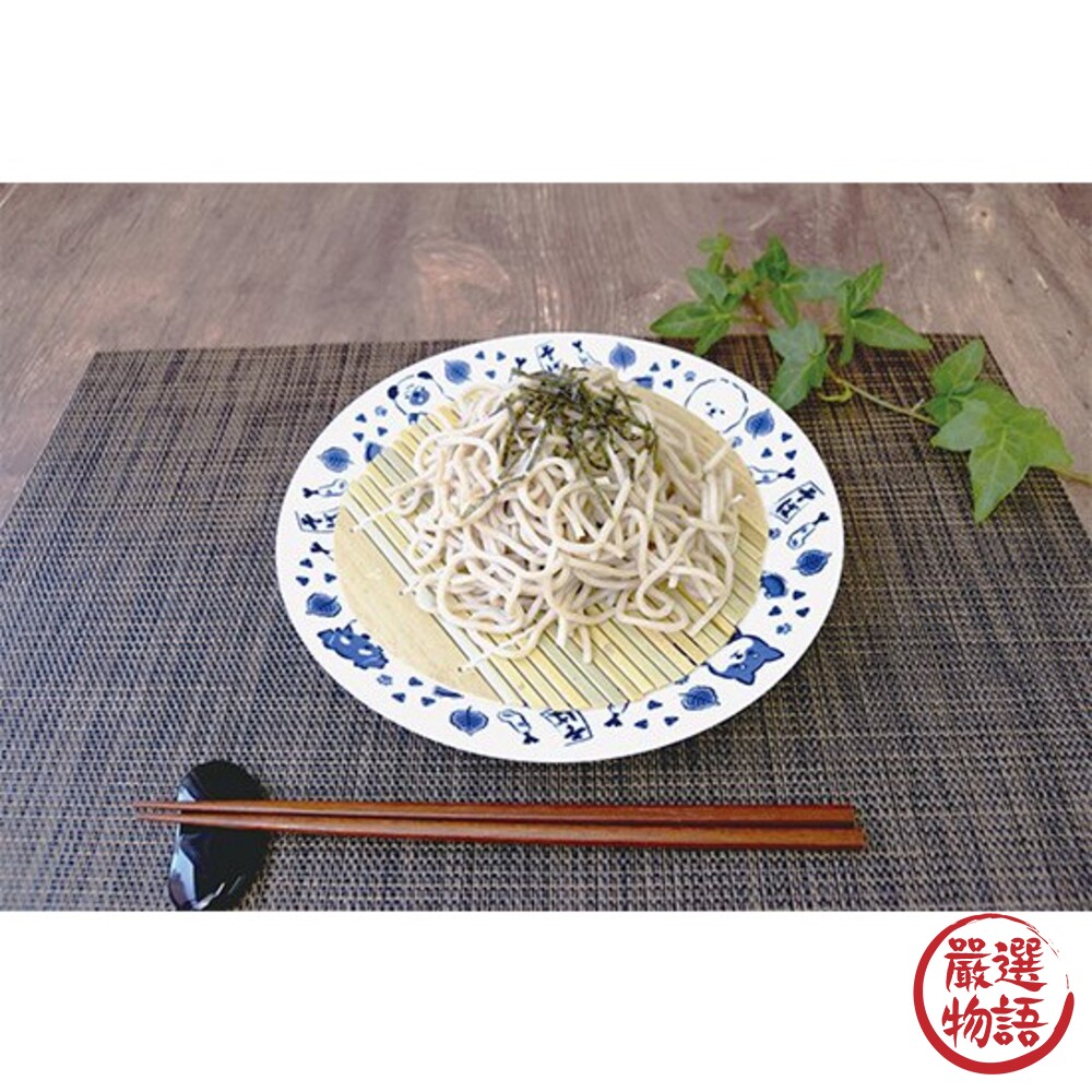 小狗蕎麥麵盤(附瀝水板) shinacasa 日式餐具 食材架 冷面盤 瀝水版 盤子 小狗-thumb