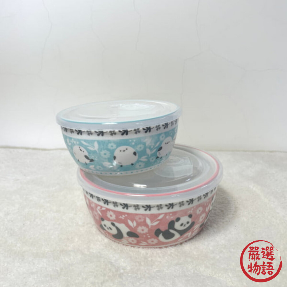 保鮮盒 SHINACASA 附蓋保鮮盒 保鮮碗 飯碗 陶瓷碗 動物碗 兩尺寸可選-圖片-5