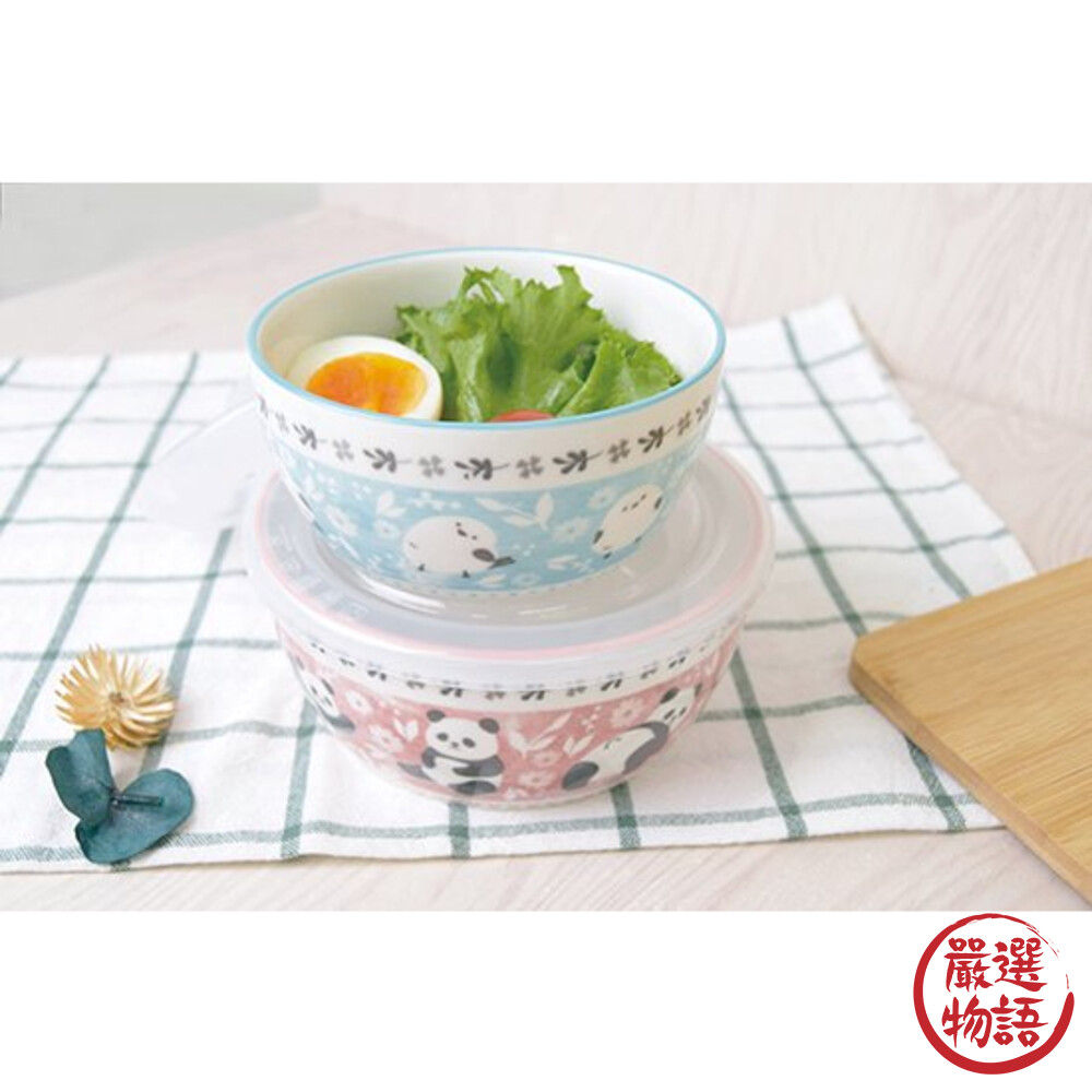 保鮮盒 SHINACASA 附蓋保鮮盒 保鮮碗 飯碗 陶瓷碗 動物碗 兩尺寸可選-圖片-6